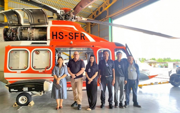 ศูนย์เศรษฐกิจการลงทุนภาคที่ 5 (บีโอไอ สงขลา) เข้าเยี่ยมชมและตรวจเปิดดำเนินการ บริษัท เอสเอฟเอส เอวิเอชั่น จำกัด